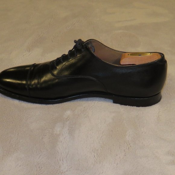 Crockett & Jones Newgate Black Calf Leather Straight Tip Oxford US 11.5B main image 9